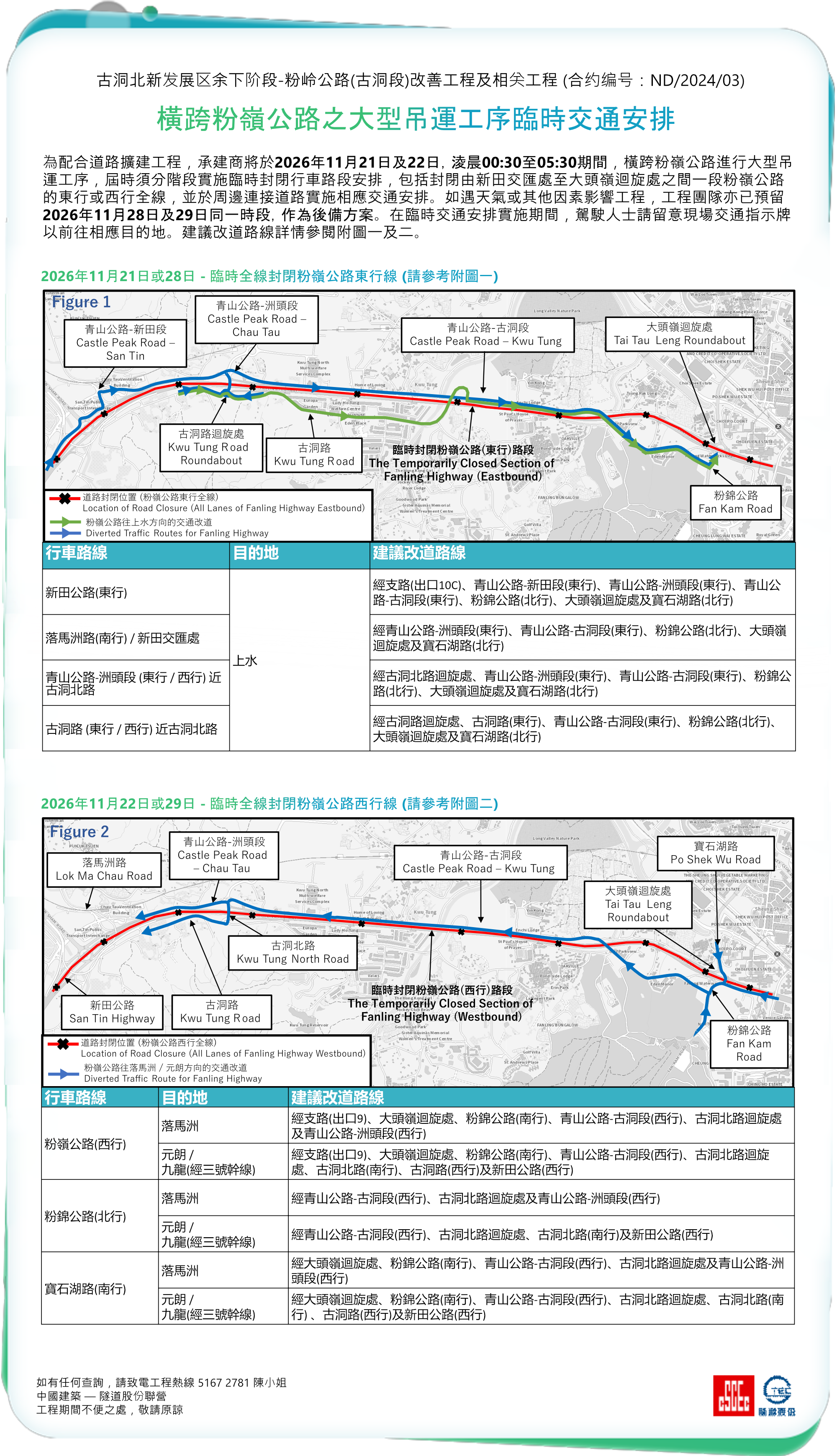 Traffic notice 2
