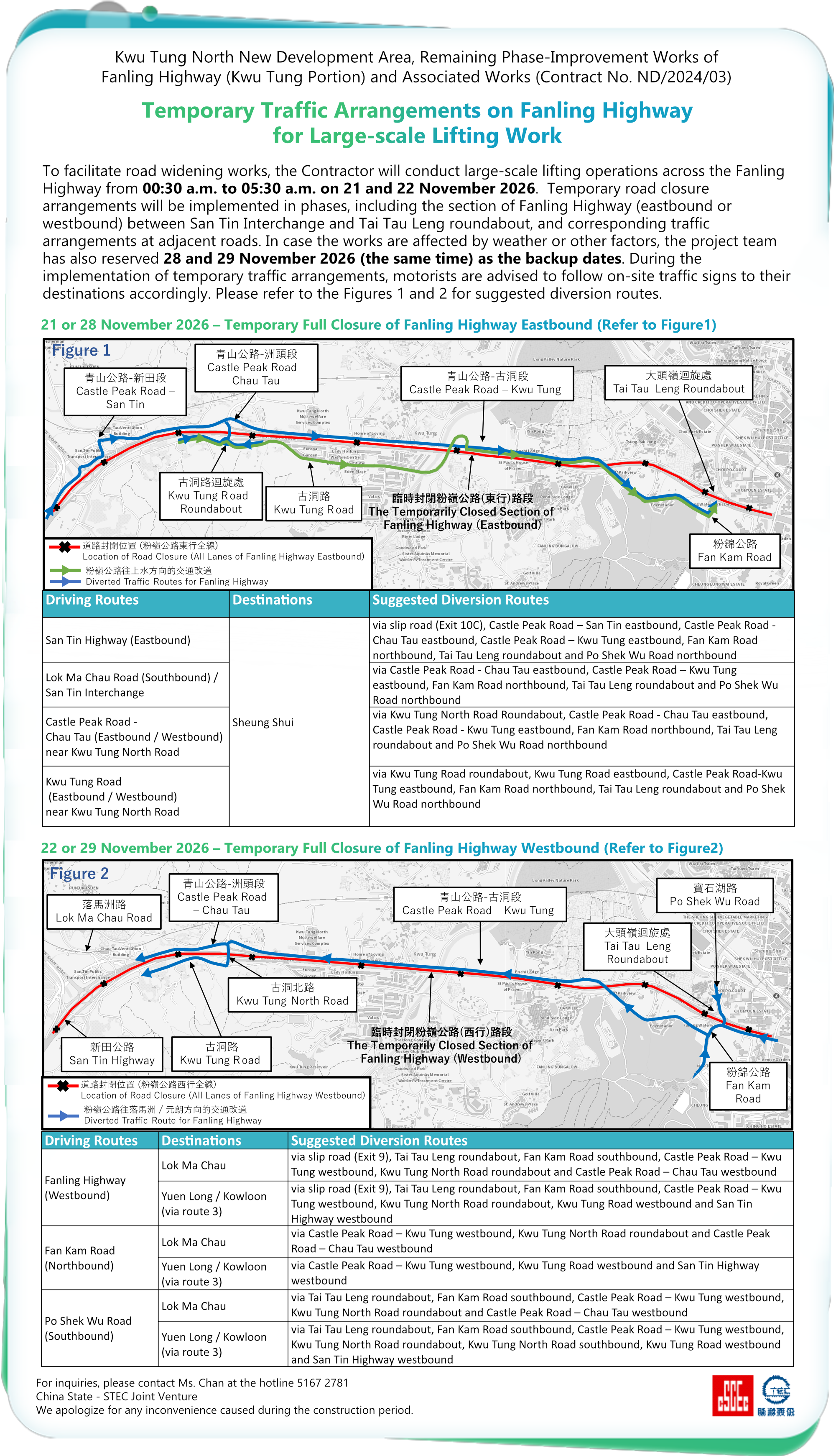 Traffic notice 2