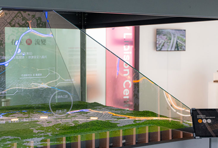 Holographic projection of the KTN/FLN NDA